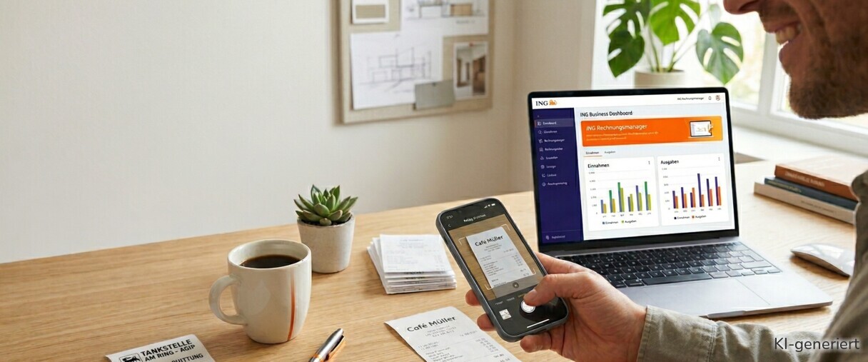 ING startet Rechnungsmanager und bietet 200 Euro Prämie.