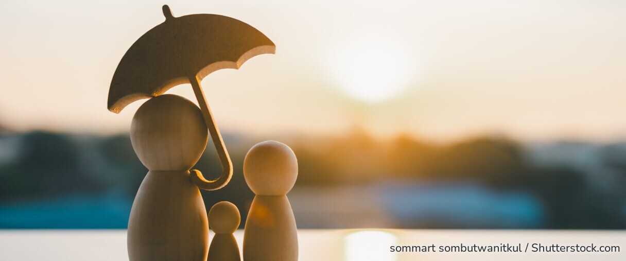 Symbolbild für finanziellen Schutz und Vorsorge