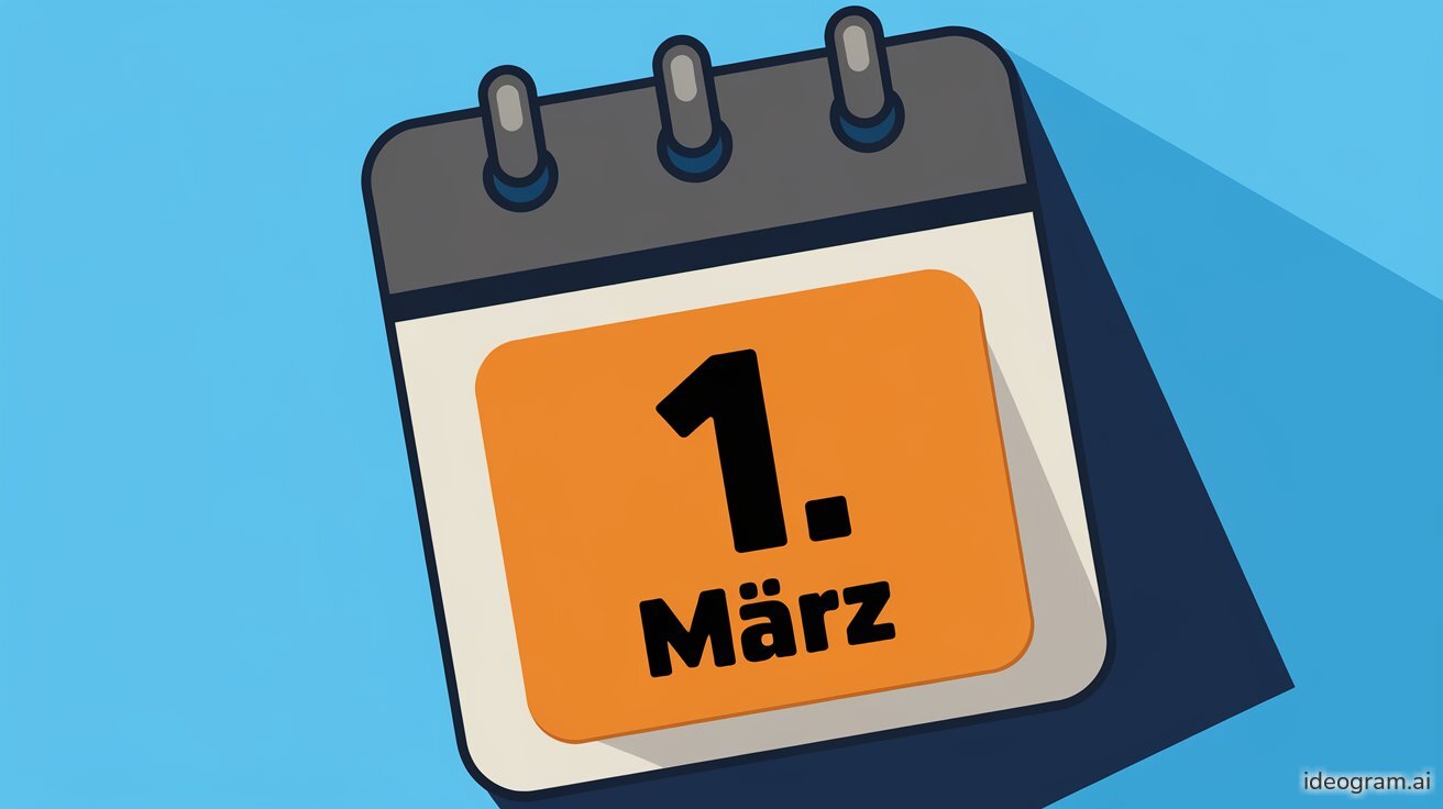 Auch im März gibt es wieder einige Änderungen.