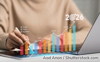 Visualisierung einer Zinstreppe mit steigenden Festgeld-Erträgen bis 2026 – eine Strategie für mehr Zinsen und Flexibilität.