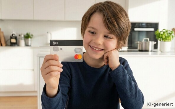 Die N26 bietet jetzt auch eine Option für Kinder zwischen 7 und 18 Jahren.