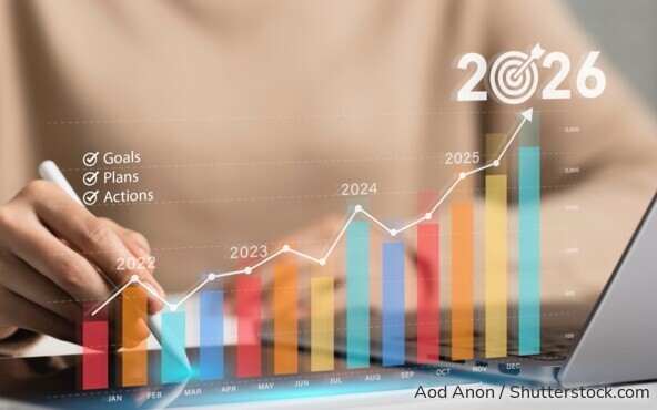 Visualisierung einer Zinstreppe mit steigenden Festgeld-Erträgen bis 2026 – eine Strategie für mehr Zinsen und Flexibilität.