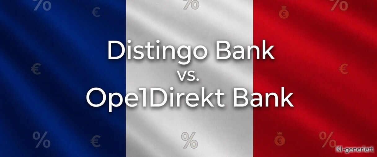 Wir vergleichen das Tagesgeld von Distingo Bank und Opeldirekt Bank.