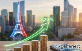 Französisches Tagesgeld liegt bei kurzen Laufzeiten ganz vorn.