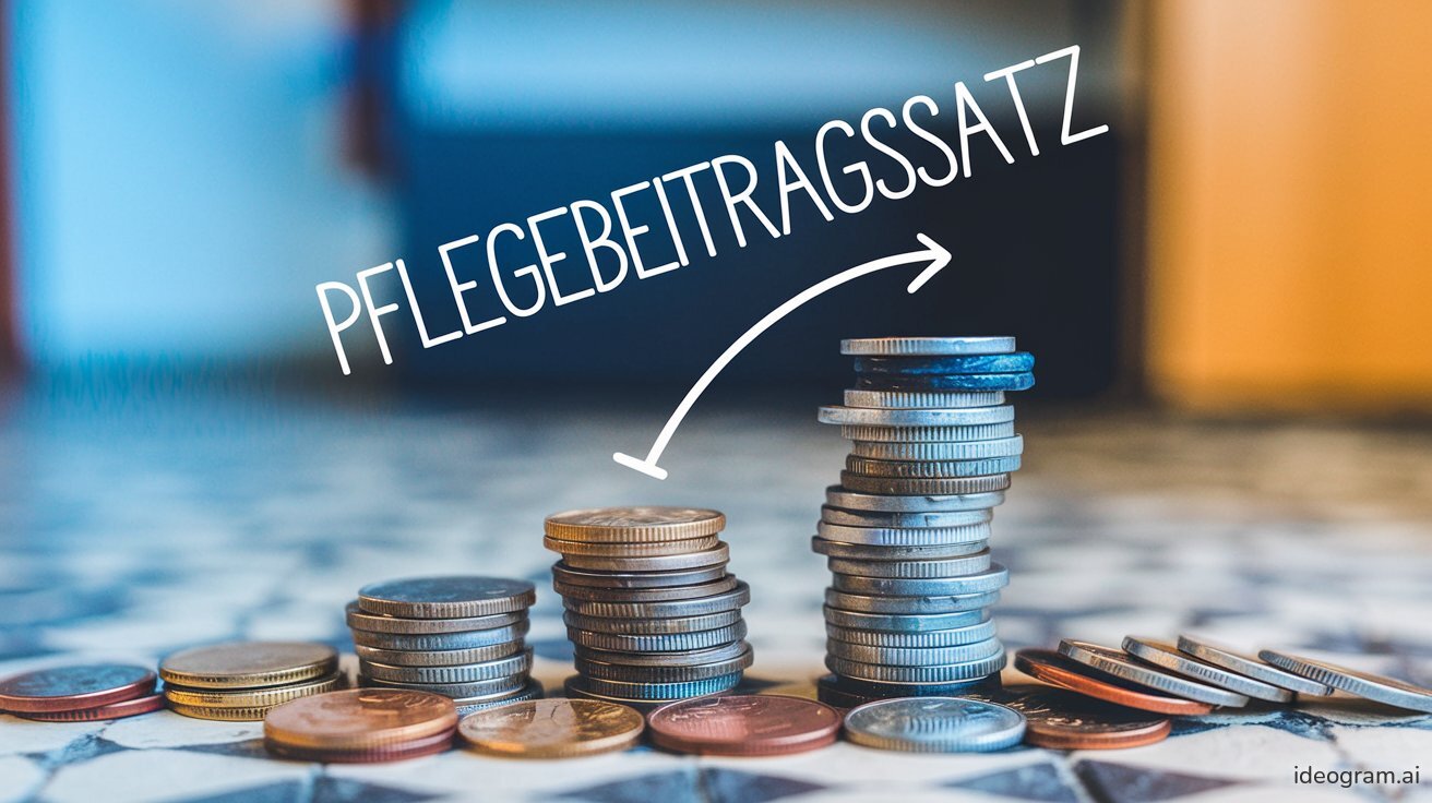 Bei einer Erhöhung des Pflegebeitragssatzes bleibt weniger Netto vom Brutto.