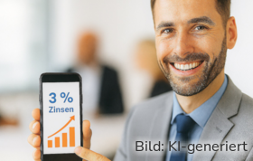 Bei der ING gibt es eine Sommer-Aktion mit 3% Zinsen auf das Business-Extra-Konto.