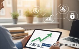 Eine renimierte Bank hebt die Tagesgeld-Zinsen im Business-Bereich deutlich an.