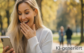 Freude über Prämie.