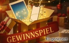 Einige Banken haben Weihnachtsgewinnspiele.