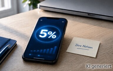 5% Zinsen.