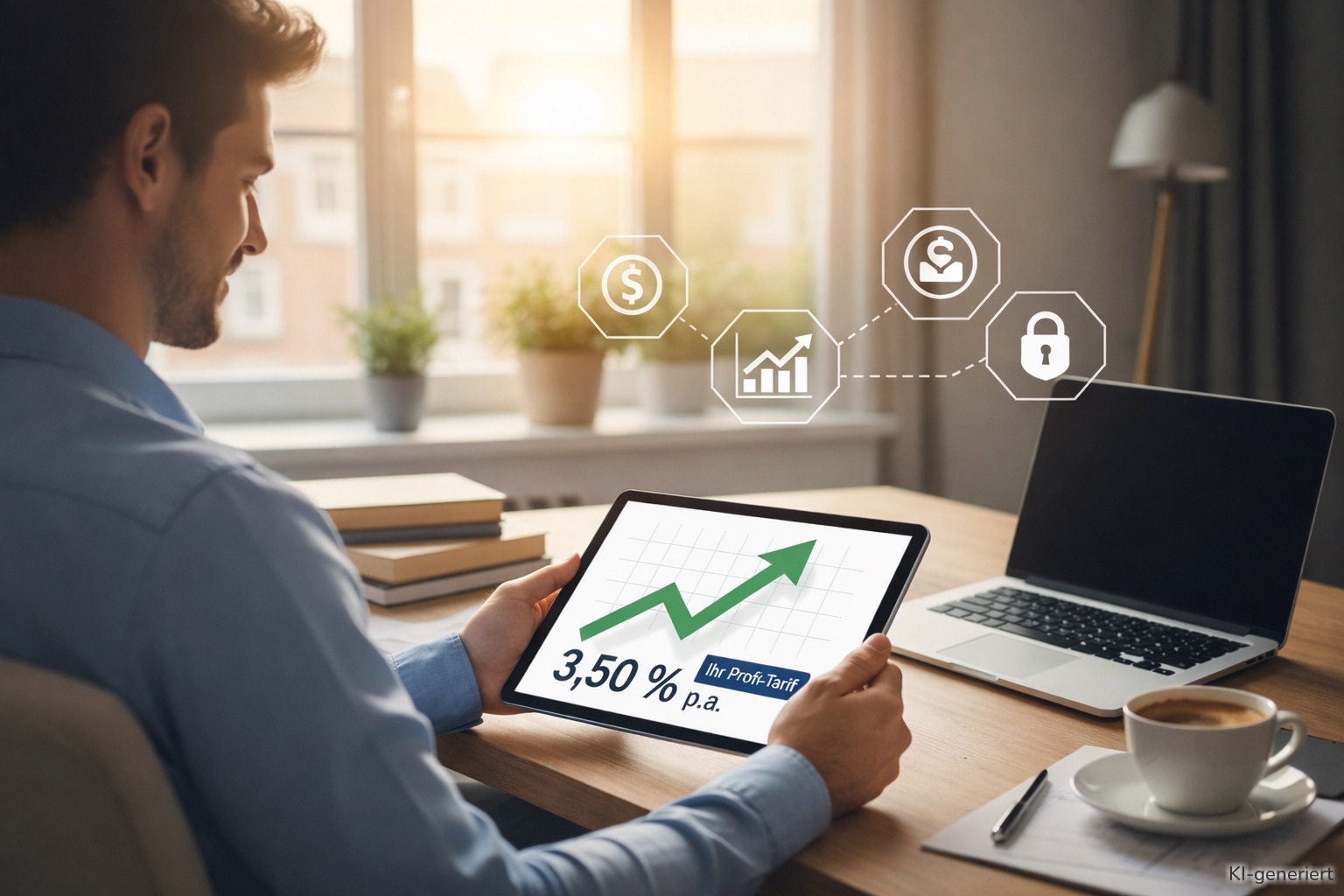 Eine renimierte Bank hebt die Tagesgeld-Zinsen im Business-Bereich deutlich an.