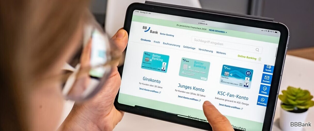 Die BBBank bietet mit dem "Junges Konto" ein Girokonto für Kinder als auch junge Erwachsene mit einem zusätzlichen Bildungsangebot.