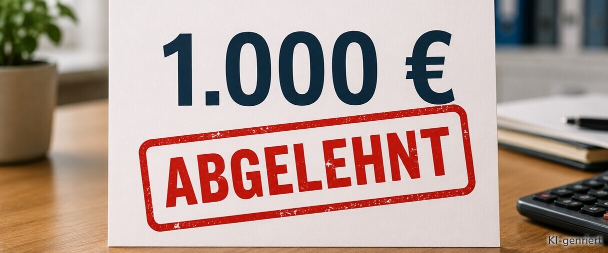 Der Bundesrat hat der steuerfreien Entlastungsprämie von 1.000 Euro nicht zugestimmt.