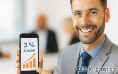 Bei der ING gibt es eine Sommer-Aktion mit 3% Zinsen auf das Business-Extra-Konto.