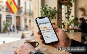 Guthabenverzinsung in Höhe von 3% auf das Girokonto. Eine spanische Bank bietet diese Konditionen an.