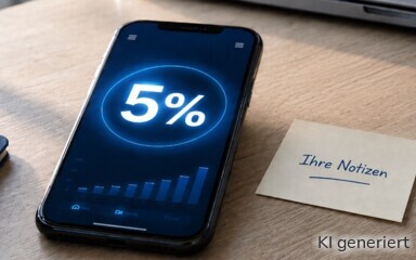 5% Zinsen.
