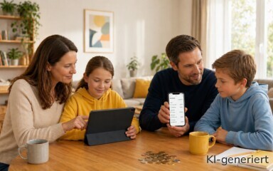 Elternkontrolle ist beim Kinderkonto wichtig.