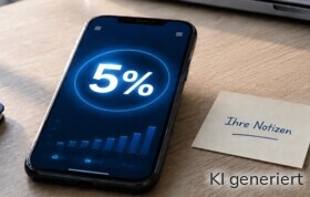 5% Zinsen.