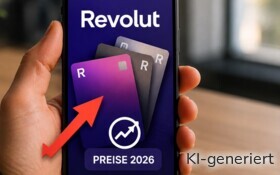Revolut erhöht eine Preise.