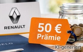 Die Renault Bank zahlt beim Festgeld in der Sommeraktion 2026 bis zu 50 Euro Prämie.