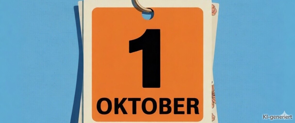 Änderungen im Oktober.