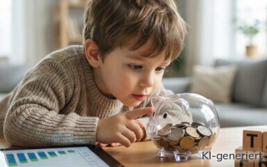 Wer früh mit Sparen anfängt, hat später mehr Geld.