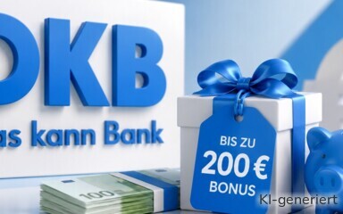 Bei der DKB gibt es eine Aktion, bei der Sie 200 Euro Bonus abstauben können.