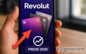 Revolut erhöht eine Preise.