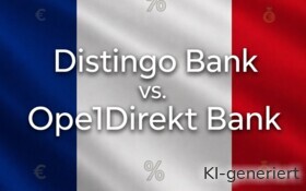Wir vergleichen das Tagesgeld von Distingo Bank und Opeldirekt Bank.