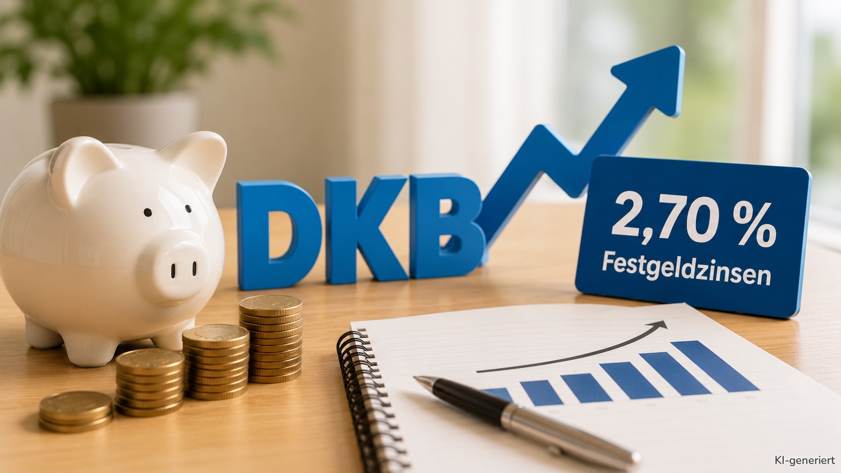 Die DKB hat die Festgeldzinsen auf bis zu 2,70 % angehoben. Lohnt sich die Anlage?