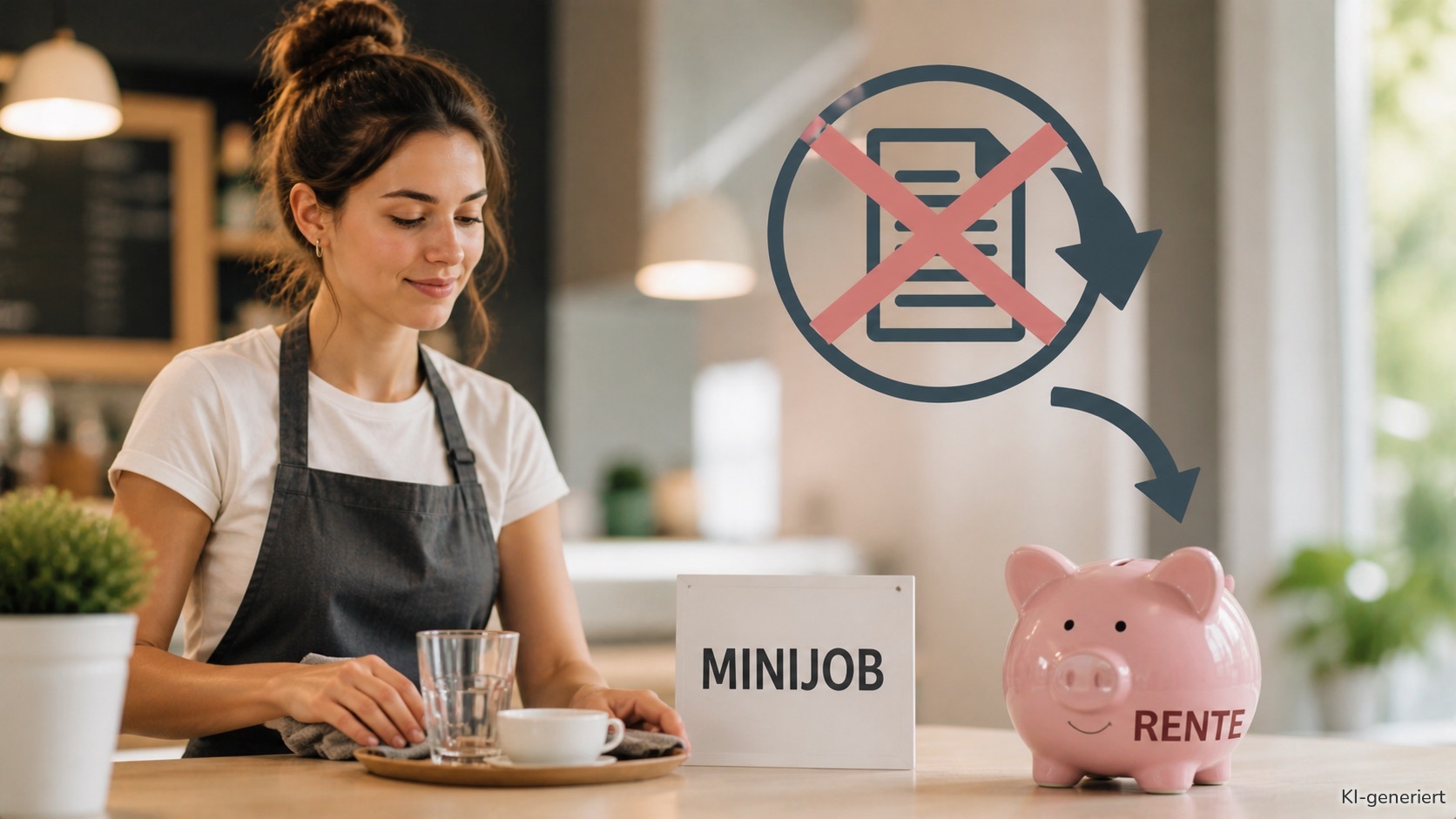 Ab 1. Juli haben Sie die Chance, die Rentenbefreiung für Ihren Minijob zu widerrufen.