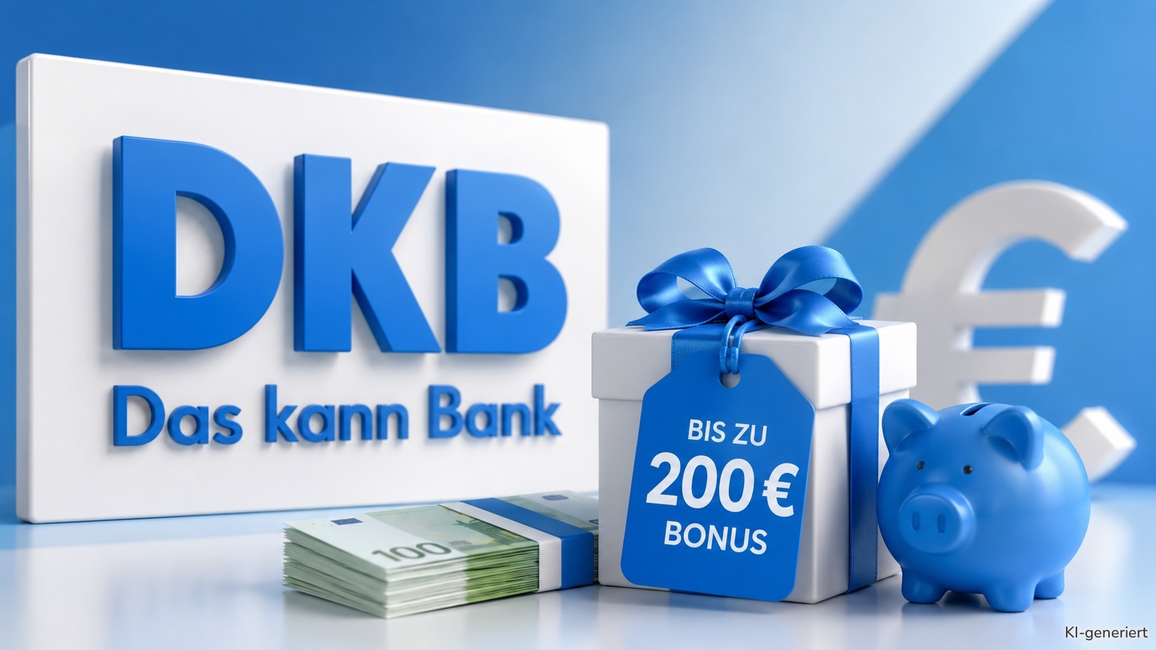 Bei der DKB gibt es eine Aktion, bei der Sie 200 Euro Bonus abstauben können.