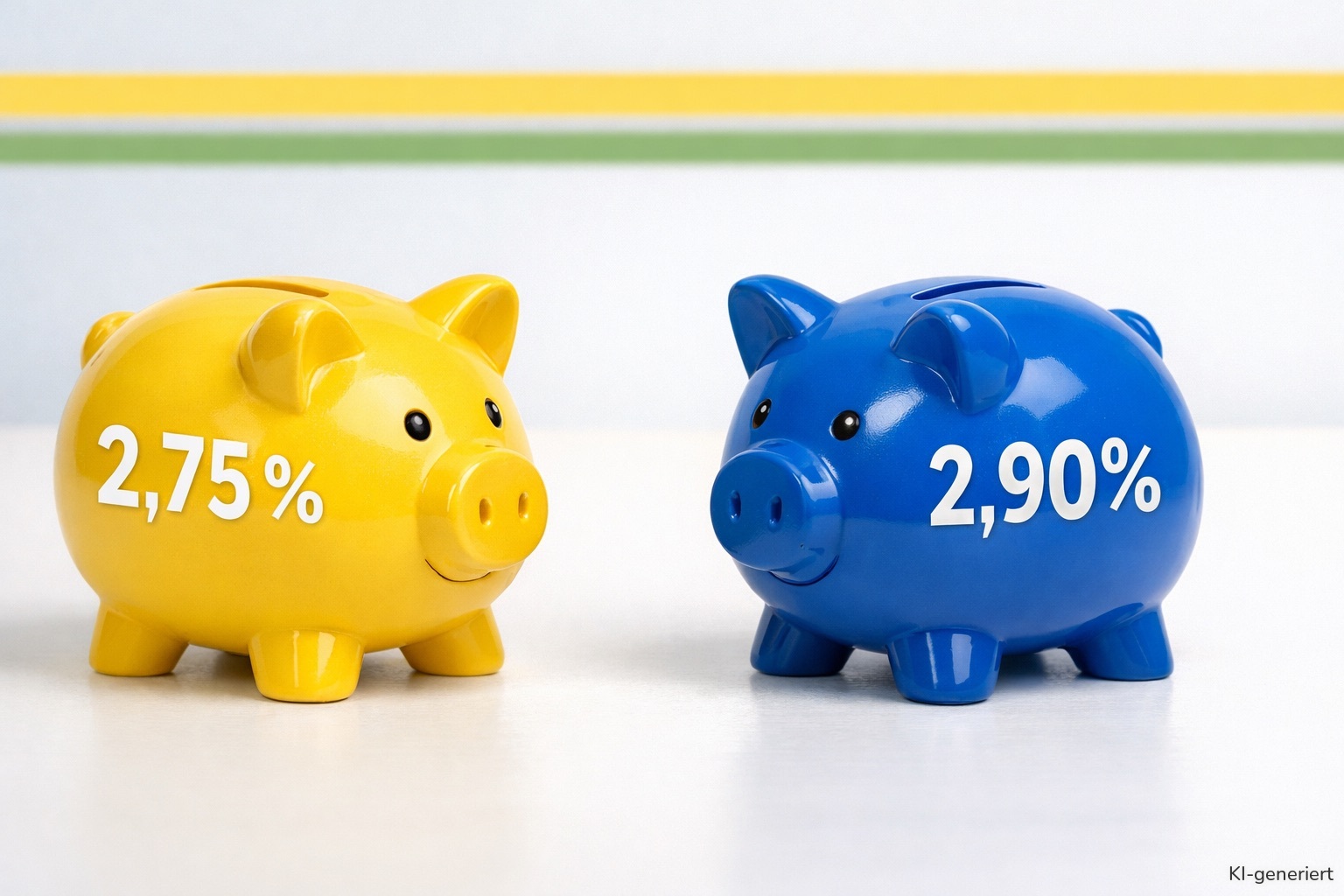 Vergleich des Tagesgeld-Angebots der Comdirect mit der Volkswagen Bank.