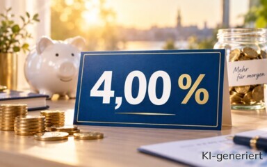 Mehrere Banken bieten 4,00 % und mehr an Zinsen.