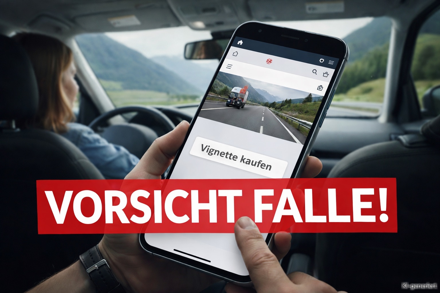 Beim Onlinekauf von Vignetten lauern Fallen.