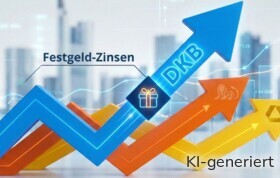 Festgeldzinsen DKB, ING, Commerzbank im Vergleich.