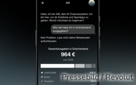 Revolut hat den KI-Assistenten AIR (AI by Revolut) eingeführt.