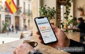Guthabenverzinsung in Höhe von 3% auf das Girokonto. Eine spanische Bank bietet diese Konditionen an.