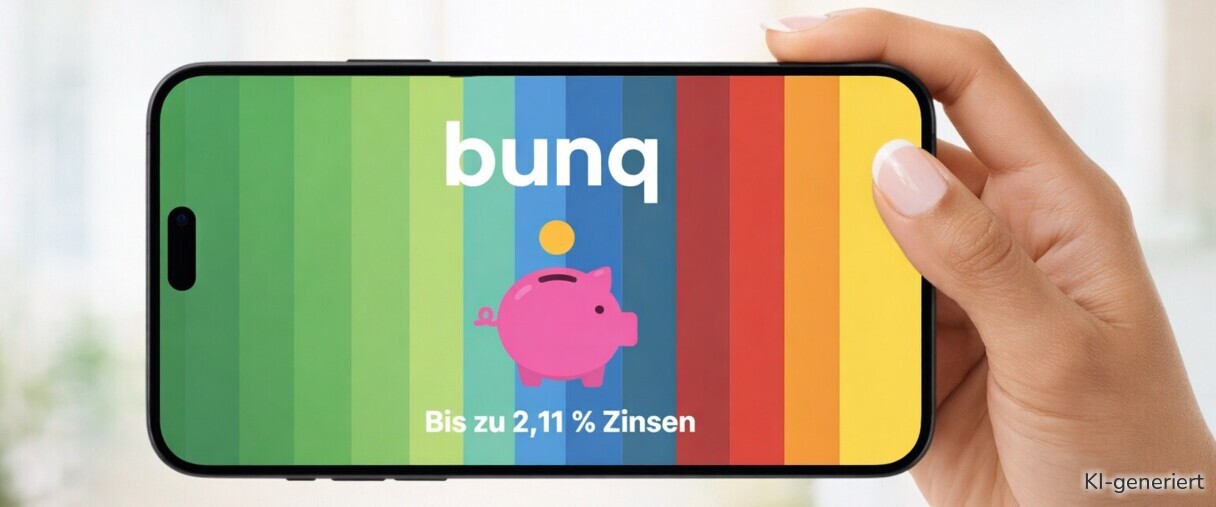Die Neobank bunq führt Festgeld ein.