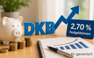 Die DKB hat die Festgeldzinsen auf bis zu 2,70 % angehoben. Lohnt sich die Anlage?