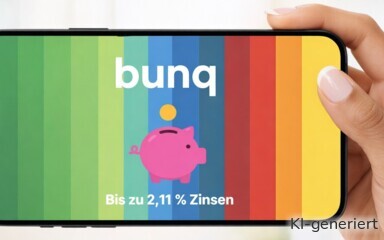 Die Neobank bunq führt Festgeld ein.