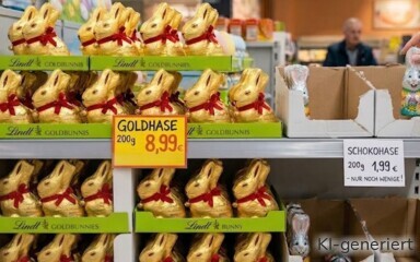 Osterhasen sind 2026 ziemlich teuer.