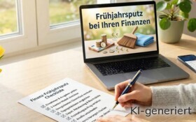 Den Frühjahrsputz bei Ihren Finanzen sollten Sie nicht vergessen.