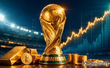 Der Fußball WM-Pokal besteht nur zum Teil aus reinem Gold.