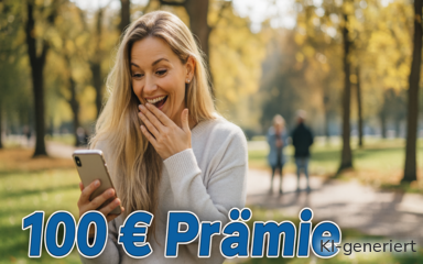 Freude über Prämie.