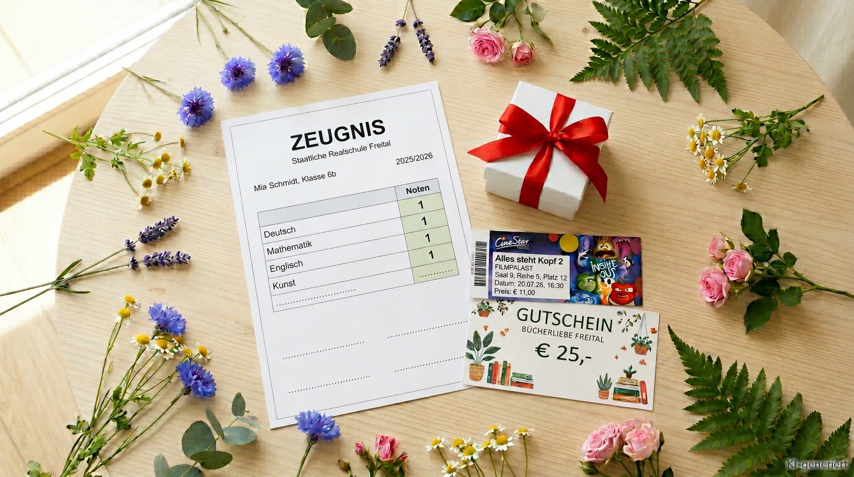 Für Zeugnisse gibt es in den Sommerferien Aktionen.