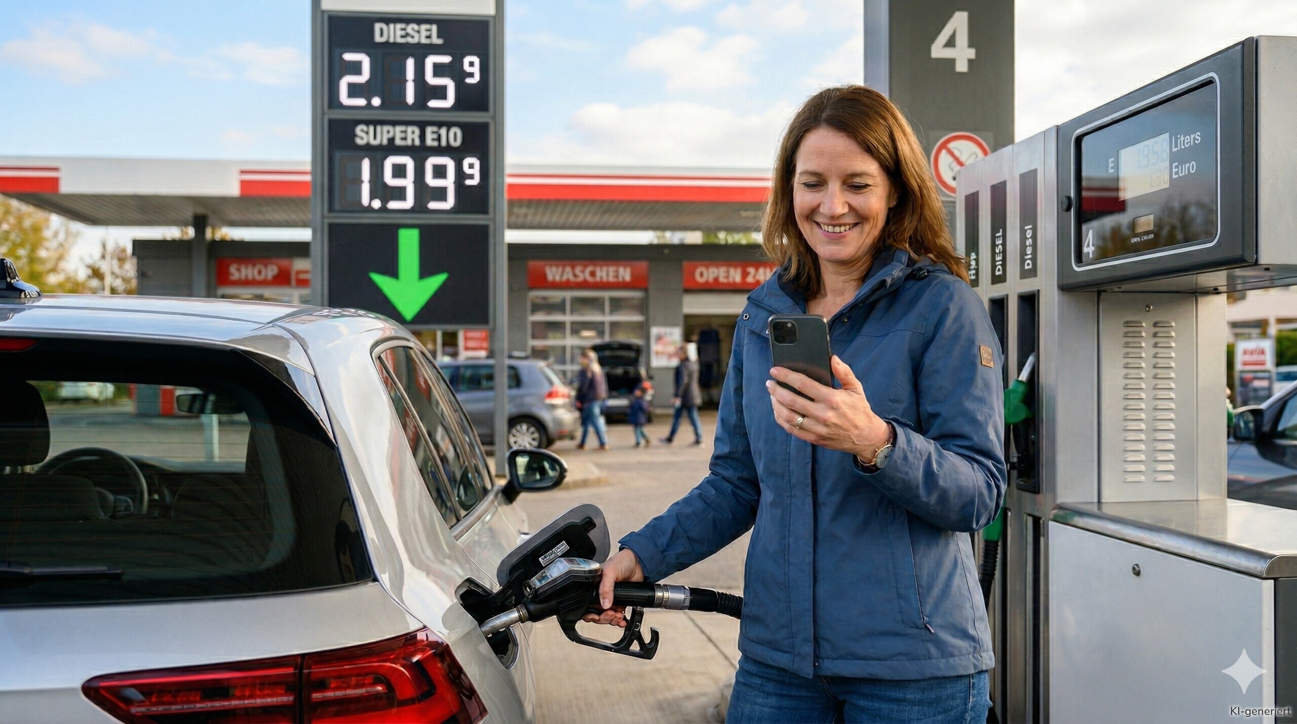 Die Bundesregierung hat ein Entlastungspaket beschlossen. Unter anderem wird vorübergehend der Spritpreis gesenkt.