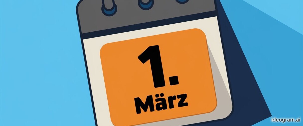 Auch im März gibt es wieder einige Änderungen.