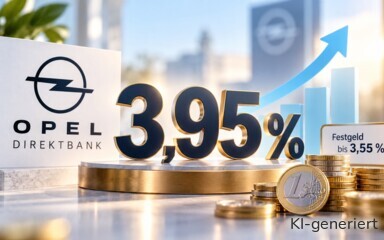 Die Opel Direktbank hat sowohl die Zinsen von Tages- als auch vom Festgeld erhöht.