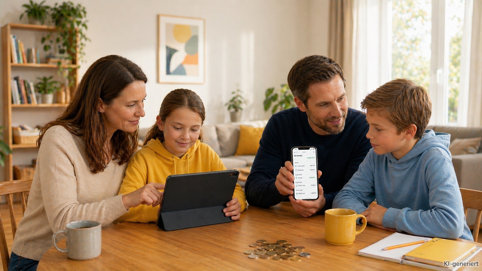 Elternkontrolle ist beim Kinderkonto wichtig.